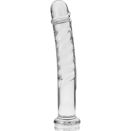 NEBULA SERIES BY IBIZA MODELO 16 DILDO CRISTAL TRANSPARENTE 185 CM O 3 CM