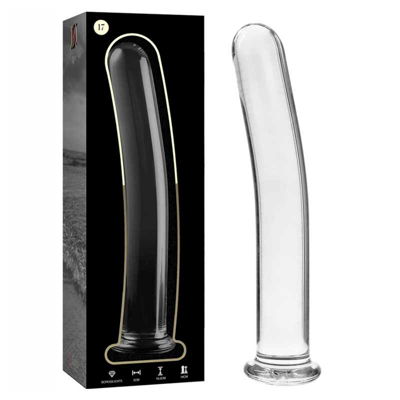 NEBULA SERIES BY IBIZA MODELO 17 DILDO CRISTAL TRANSPARENTE 185 CM O 3 CM