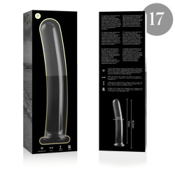 NEBULA SERIES BY IBIZA MODELO 17 DILDO CRISTAL TRANSPARENTE 185 CM O 3 CM
