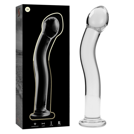 NEBULA SERIES BY IBIZA MODELO 18 DILDO CRISTAL TRANSPARENTE 185 CM O 35 CM