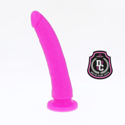 DELTA CLUB DILDO REALISTA LILA SILICONA MEDICA 20 CM O 4 CM