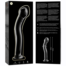 NEBULA SERIES BY IBIZA MODELO 18 DILDO CRISTAL TRANSPARENTE 185 CM O 35 CM