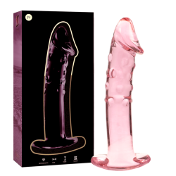 NEBULA SERIES BY IBIZA MODELO 19 DILDO CRISTAL ROSA 185 CM O 4 CM