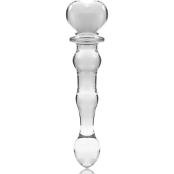 NEBULA SERIES BY IBIZA MODELO 21 DILDO CRISTAL TRANSPARENTE 205 CM O 35 CM