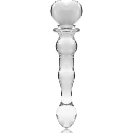 NEBULA SERIES BY IBIZA MODELO 21 DILDO CRISTAL TRANSPARENTE 205 CM O 35 CM