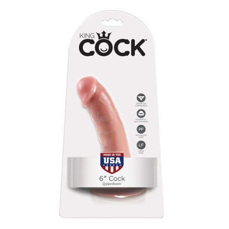 KING COCK 6 PENE NATURAL 152 CM