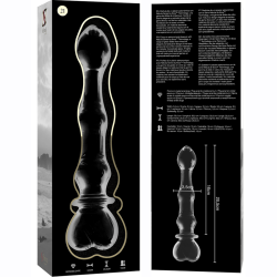 NEBULA SERIES BY IBIZA MODELO 21 DILDO CRISTAL TRANSPARENTE 205 CM O 35 CM