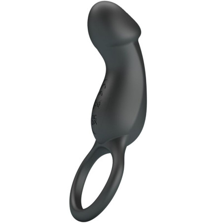 PRETTY LOVE TRAE ANILLO VIBRADOR NEGRO