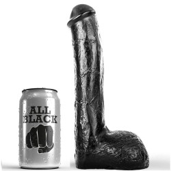 ALL BLACK PENE REALISTICO ANAL 23 CM