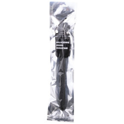 ALL BLACK DUCHA ANAL SILICONA SISTEMA STOPPER 27 CM