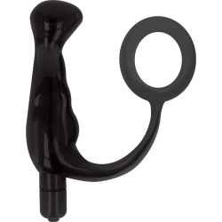 ADDICTED TOYS VIBRADOR PROSTATICO NEGRO 10 CM