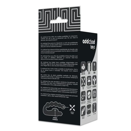 ADDICTED TOYS MASAJEADOR ANAL PROSTATICO CON VIBRACION