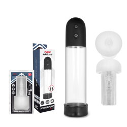 PUMP ADDICTED BOMBA ERECCION RX11 AUTOMATICA CON MASTURBADOR