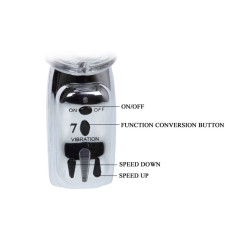 BAILE AMOUR MISSILE ROTADOR TRANSPARENTE 265 CM