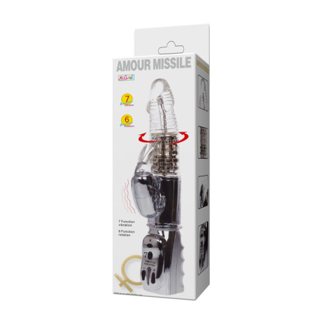 BAILE AMOUR MISSILE ROTADOR TRANSPARENTE 265 CM