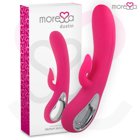 MORESSA DUSTIN SUCCIONADOR CLITORIAL Y POTENTE VIBRACION PREMIUM SILICONE RECARGABLE