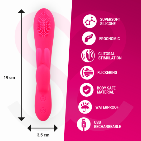 MORESSA GINO TICKLING VAGINAL PREMIUM SILICONE RECARGABLE