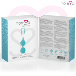 MORESSA OSIAN TWO ENTRENAMIENTO SUELO PELVICO 101gr PREMIUM SILICONA TURQUESA