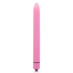 GLOSSY SLIM VIBRADOR ROSA INTENSO