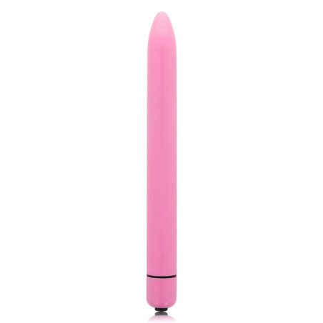 GLOSSY SLIM VIBRADOR ROSA INTENSO