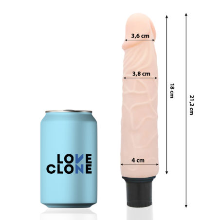 LOVECLONE FINN VIBRADOR REALISTICO SELF LUBRICATION 212 CM O 38 CM