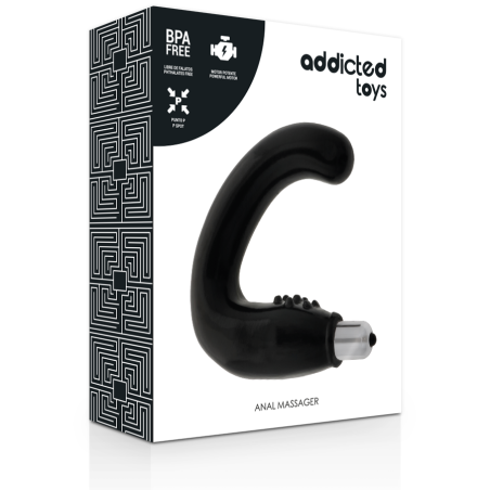 ADDICTED TOYS ANAL MASSAGER NEGRO