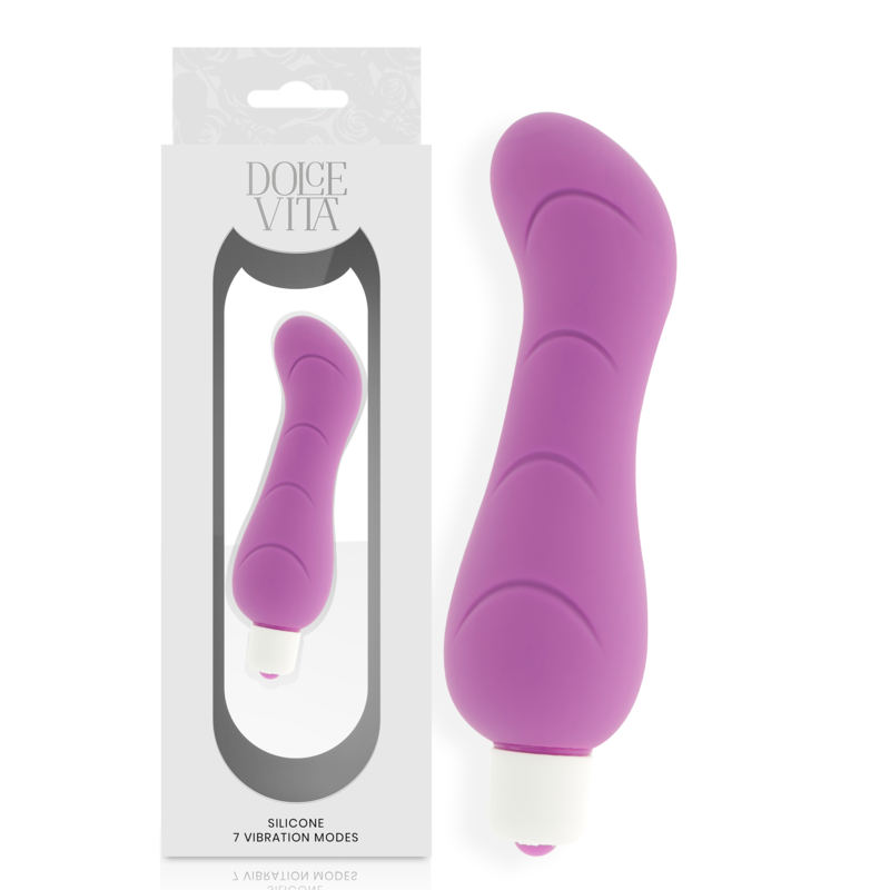 DOLCE VITA G SPOT VIBRADOR SILICONA LILA