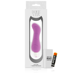 DOLCE VITA G SPOT VIBRADOR SILICONA LILA