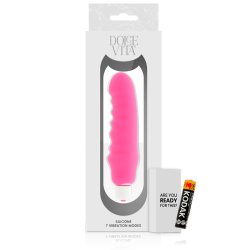 DOLCE VITA GENIUS VIBRADOR SILICONA ROSA