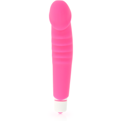 DOLCE VITA REALISTIC PLEASURE VIBRADOR SILICONA ROSA
