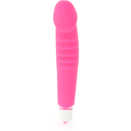 DOLCE VITA REALISTIC PLEASURE VIBRADOR SILICONA ROSA