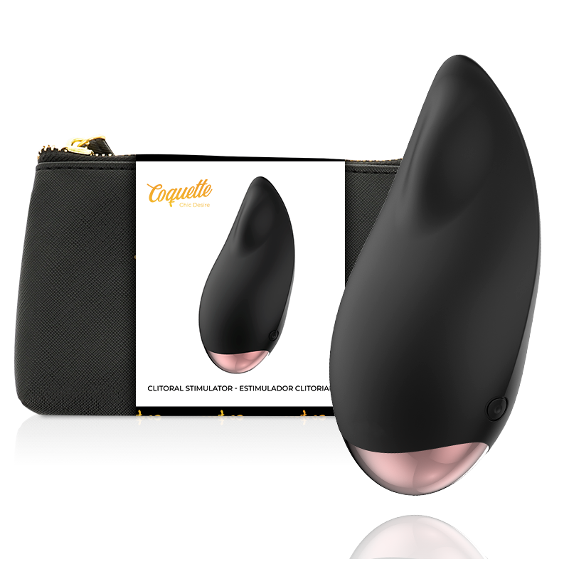 COQUETTE CHIC DESIRE ESTIMULADOR CLITORIS NEGRO GOLD GOTA