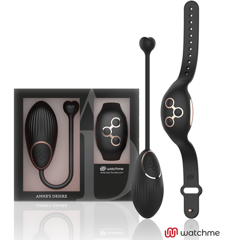 ANNE S DESIRE HUEVO CONTROL REMOTO TECNOLOGIA WATCHME NEGRO GOLD