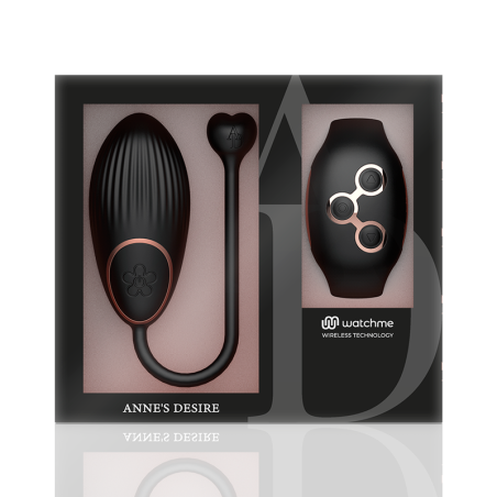 ANNE S DESIRE HUEVO CONTROL REMOTO TECNOLOGIA WATCHME NEGRO GOLD
