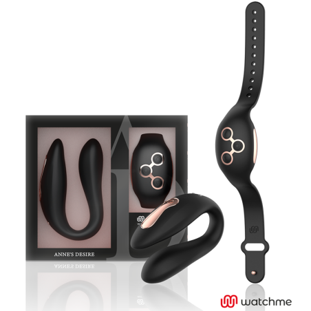 ANNE S DESIRE DUAL PLEASURE TECNOLOGIA WATCHME NEGRO GOLD