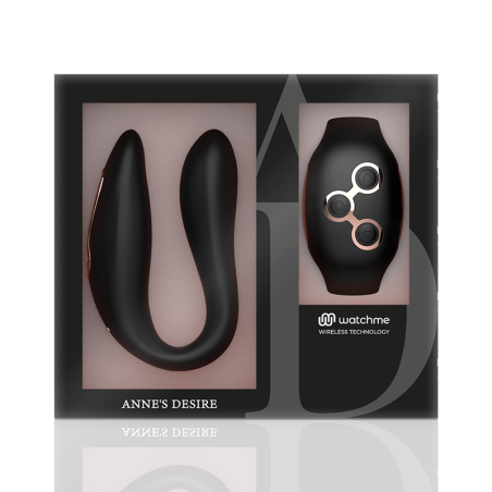 ANNE S DESIRE DUAL PLEASURE TECNOLOGIA WATCHME NEGRO GOLD