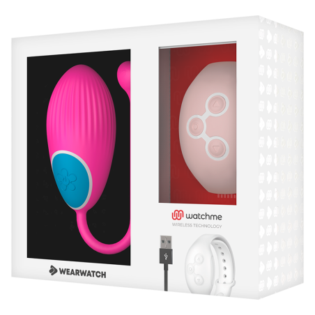 WEARWATCH HUEVO CONTROL REMOTO TECHNOLOGY WATCHME FUCSIA ROSA