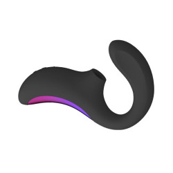 LELO ENIGMA DOBLE ESTIMULACION SUCCION MASAJEADOR NEGRO