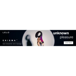 LELO ENIGMA DOBLE ESTIMULACION SUCCION MASAJEADOR NEGRO