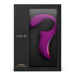 LELO ENIGMA DOBLE ESTIMULACION SUCCION MASAJEADOR MORADO