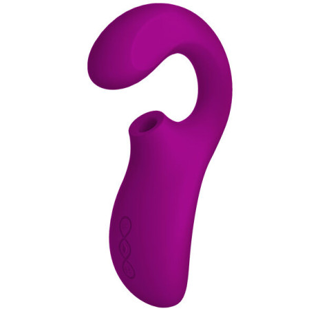 LELO ENIGMA DOBLE ESTIMULACION SUCCION MASAJEADOR MORADO