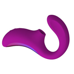 LELO ENIGMA DOBLE ESTIMULACION SUCCION MASAJEADOR MORADO