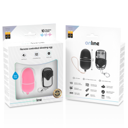 ONLINE HUEVO VIBRADOR CONTROL REMOTO M ROSA