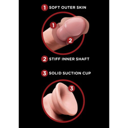KING COCK PLUS 3D DILDO SWINGING BALLS 203 CM