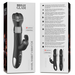 BRILLY GLAM MOEBIUS RABBIT VIBRATOR ROTATOR COMPATIBLE CON WATCHME WIRELESS TECHNOLOGY