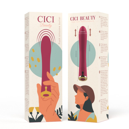 CICI BEAUTY VIBRADOR PREMIUM SILICONE UP DOWN