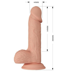 BAILE BEAUTIFUL ENCOUNTER CATOBLEPAS DILDO REALISTICO FLEXIBLE 206 CM NATURAL