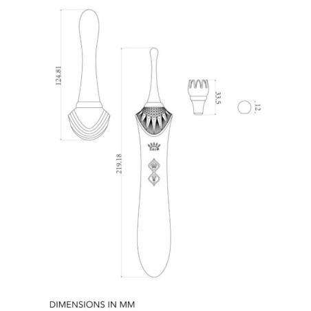 ZALO BESS 2 MASAJEADOR PERSONAL MORADO