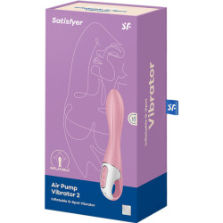SATISFYER AIR PUMP VIBRATOR 2 ROSA