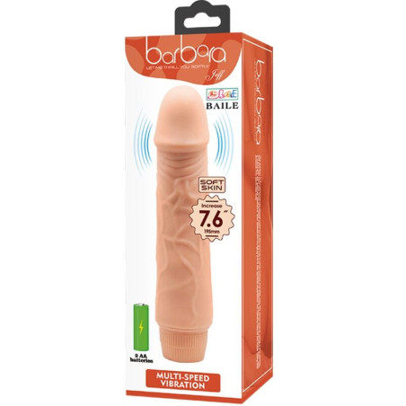 BAILE BARBARA VIBRADOR REALISTICO 20 CM